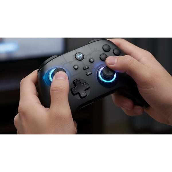 Tay cầm game Machenike G3 V2 Tri-mode Black , pink white