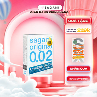 Bao cao su Sagami 002 Extra - Non latex - 01 Hộp