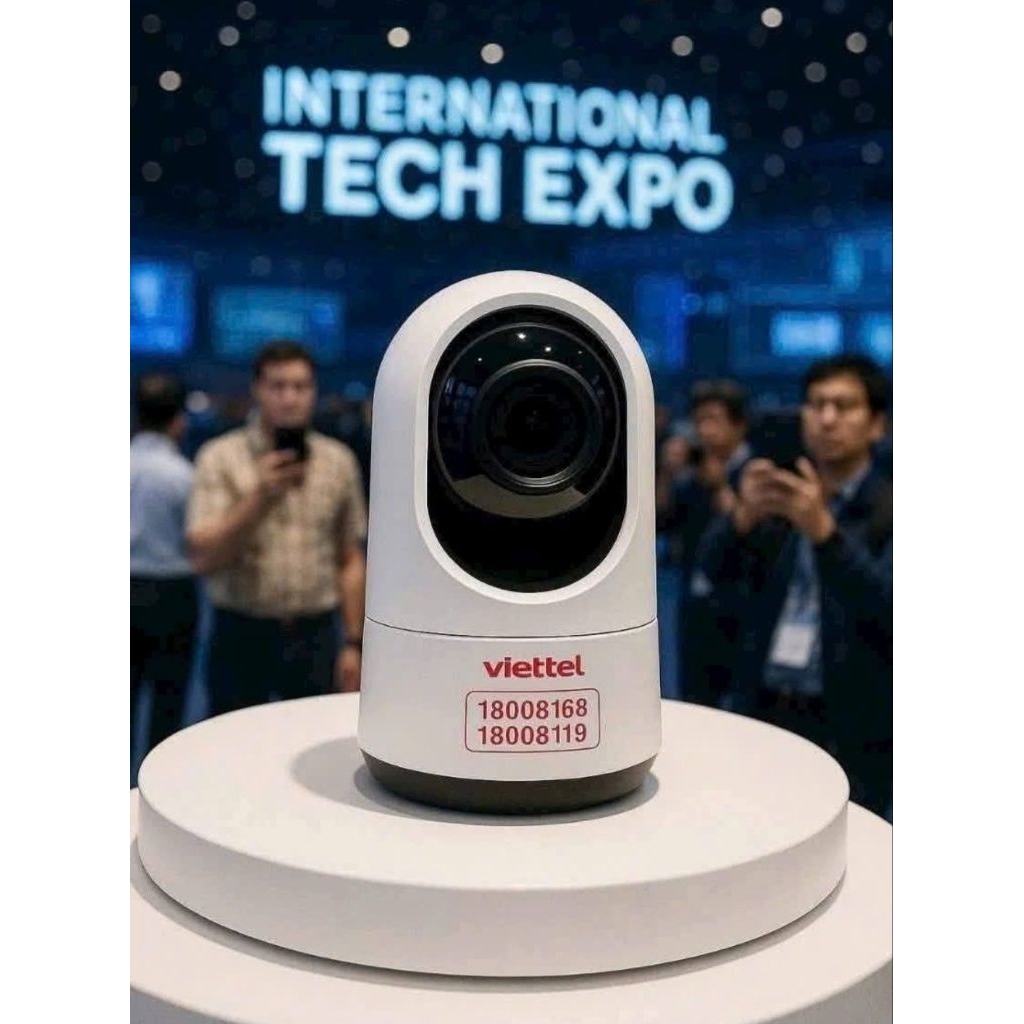 Camera wifi Viettel HC24 xoay 360 , Kèm thẻ nhớ 16gb