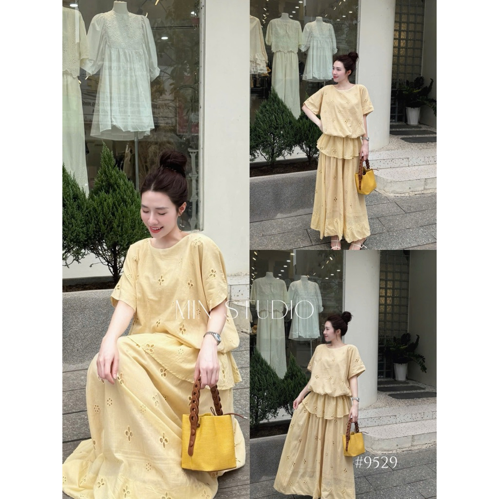 𝙈𝙄𝙉 𝙎𝙏𝙐𝘿𝙄𝙊 Set thô vàng