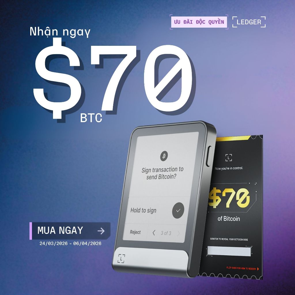 [Đại Lý Ủy Quyền] Ví lạnh Ledger Flex