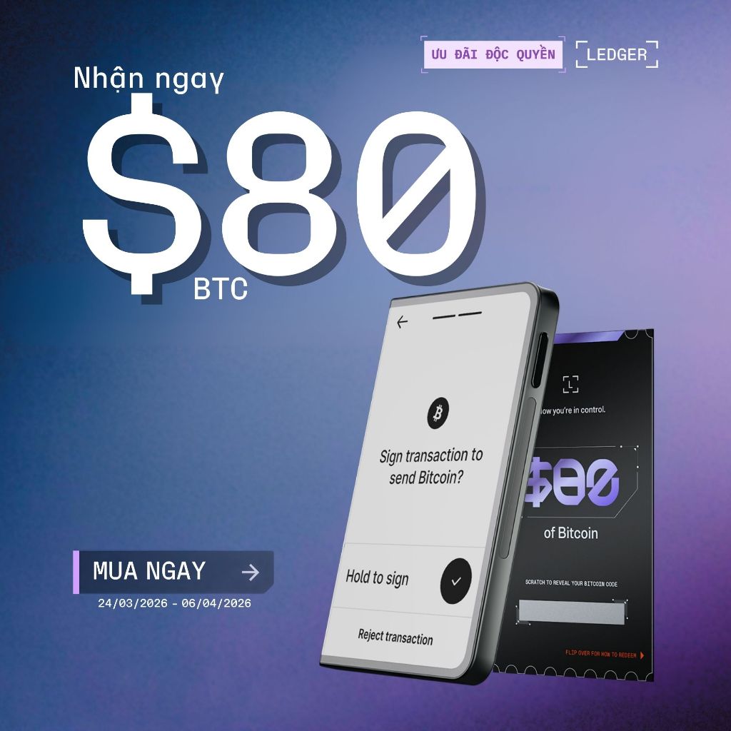 [Đại Lý Ủy Quyền] Ví lạnh Ledger Stax