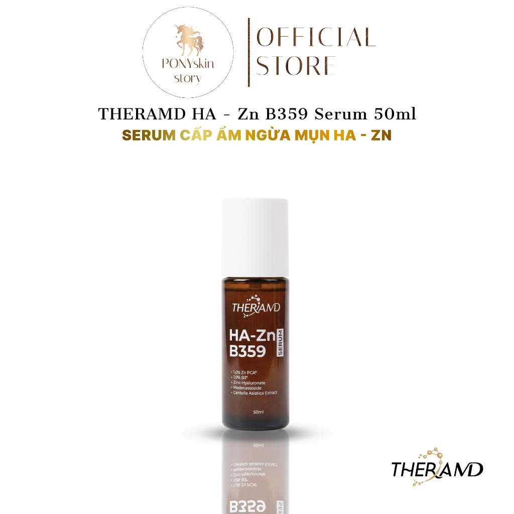 Theramd HA - Zn B359 Serum 50ml- Serum cấp ẩm ngừa mụn HA - Zn 50ml