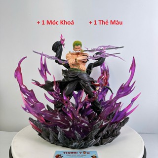 Mô Hình Zoro Tam Kiếm Trong Onepiece Với Hiệu Ứng Haki Siêu Đẹp 30cm JT Studio Ongchumohinh888 MH3468