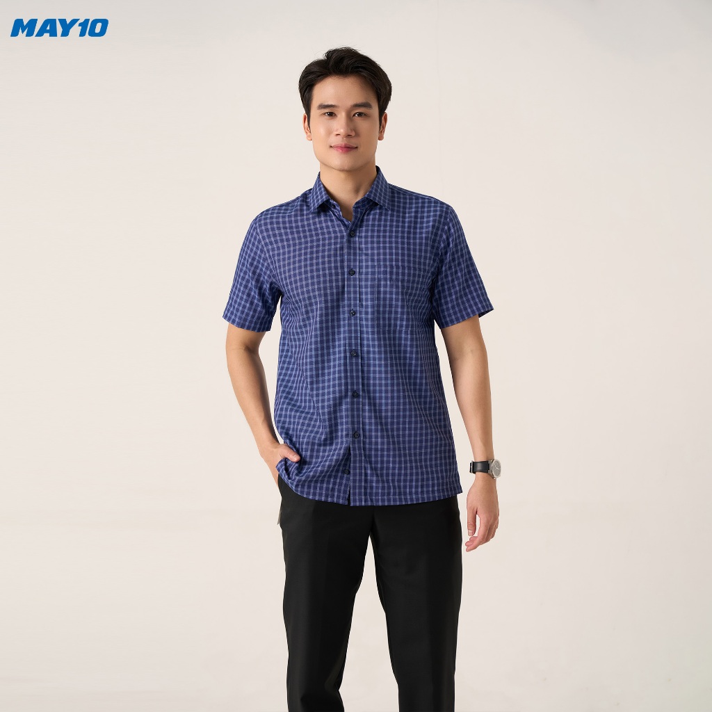 Áo Sơ mi nam cộc tay May 10 mã 010125057GB AK584