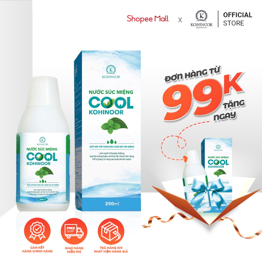 Nước súc miệng Cool Kohinoor 250ml