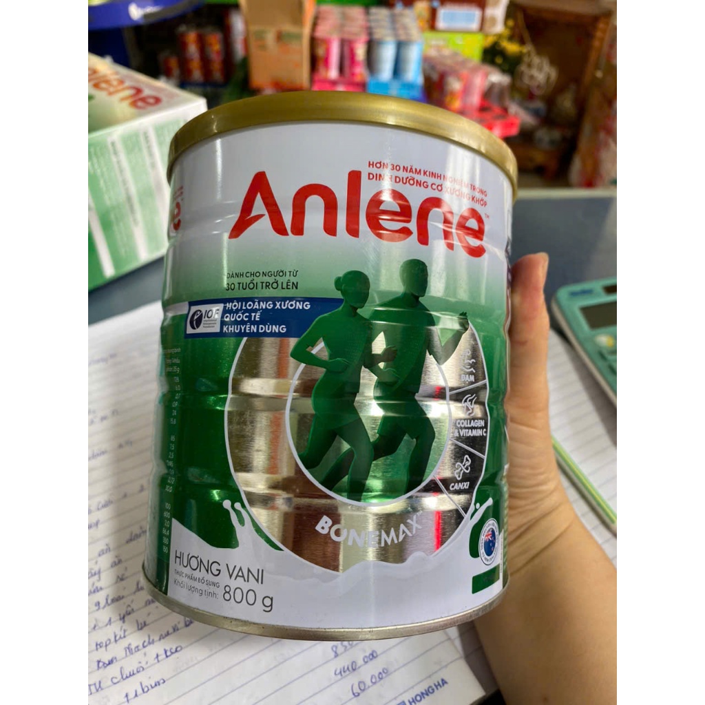 Sữa Bột Anlene Hương Vani 800g