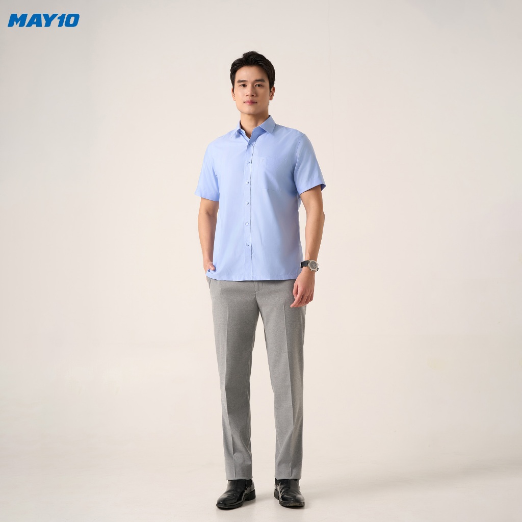 Áo Sơ mi nam cộc tay May 10 mã 010125090GB AD158