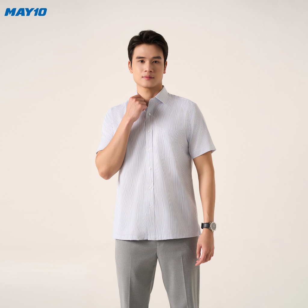 Áo Sơ mi nam cộc tay May 10 mã 010125090GB AD165