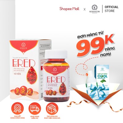 Vitamin E đỏ ERED Kohinoor (40 viên)