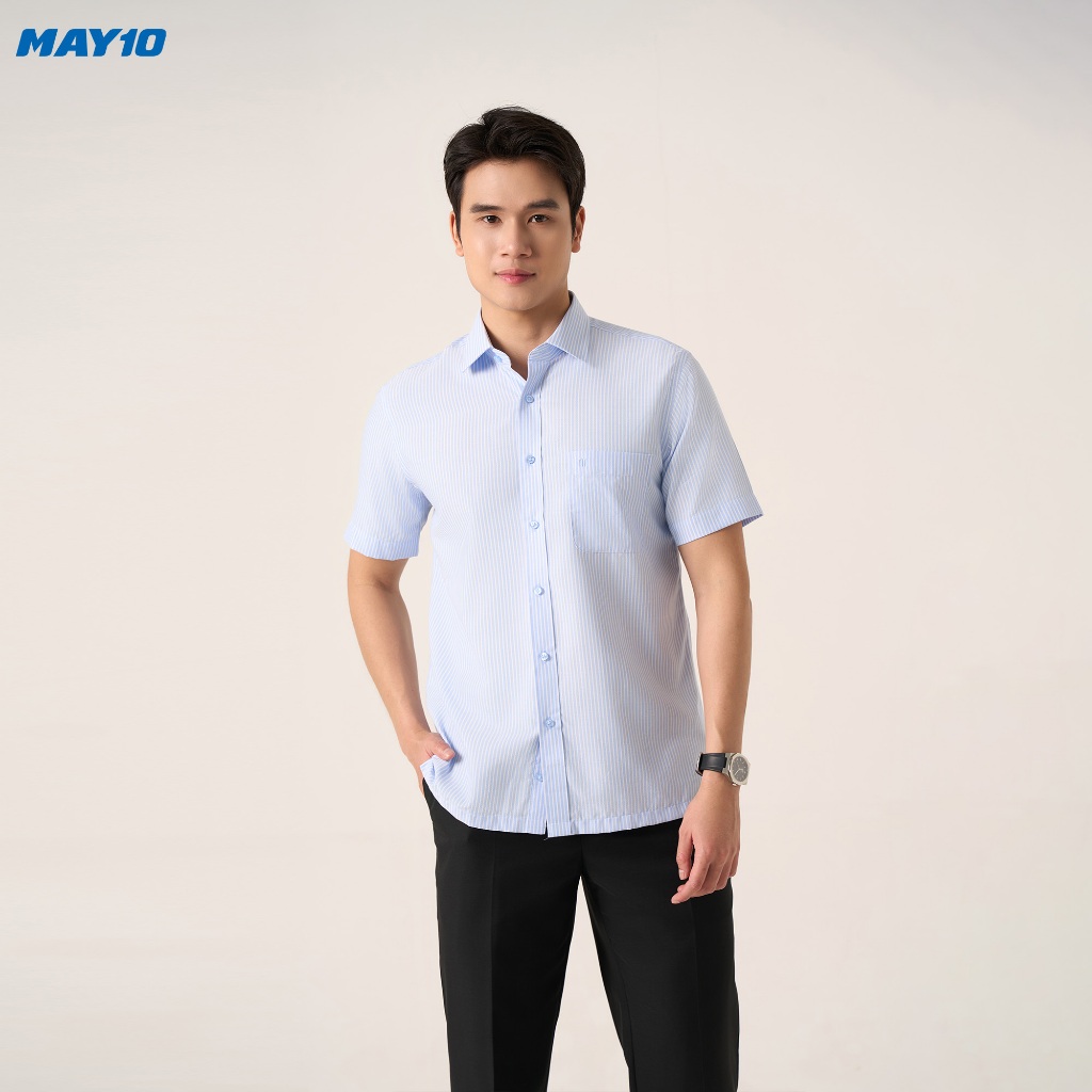 Áo Sơ mi nam cộc tay May 10 mã 010125090GB AD166