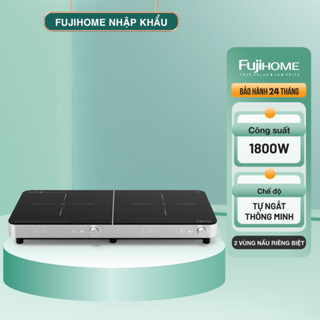 Bếp Từ Đôi Fujihome IC2602S – Mặt Kính Cao Cấp, Công Suất Mạnh Mẽ 3400W