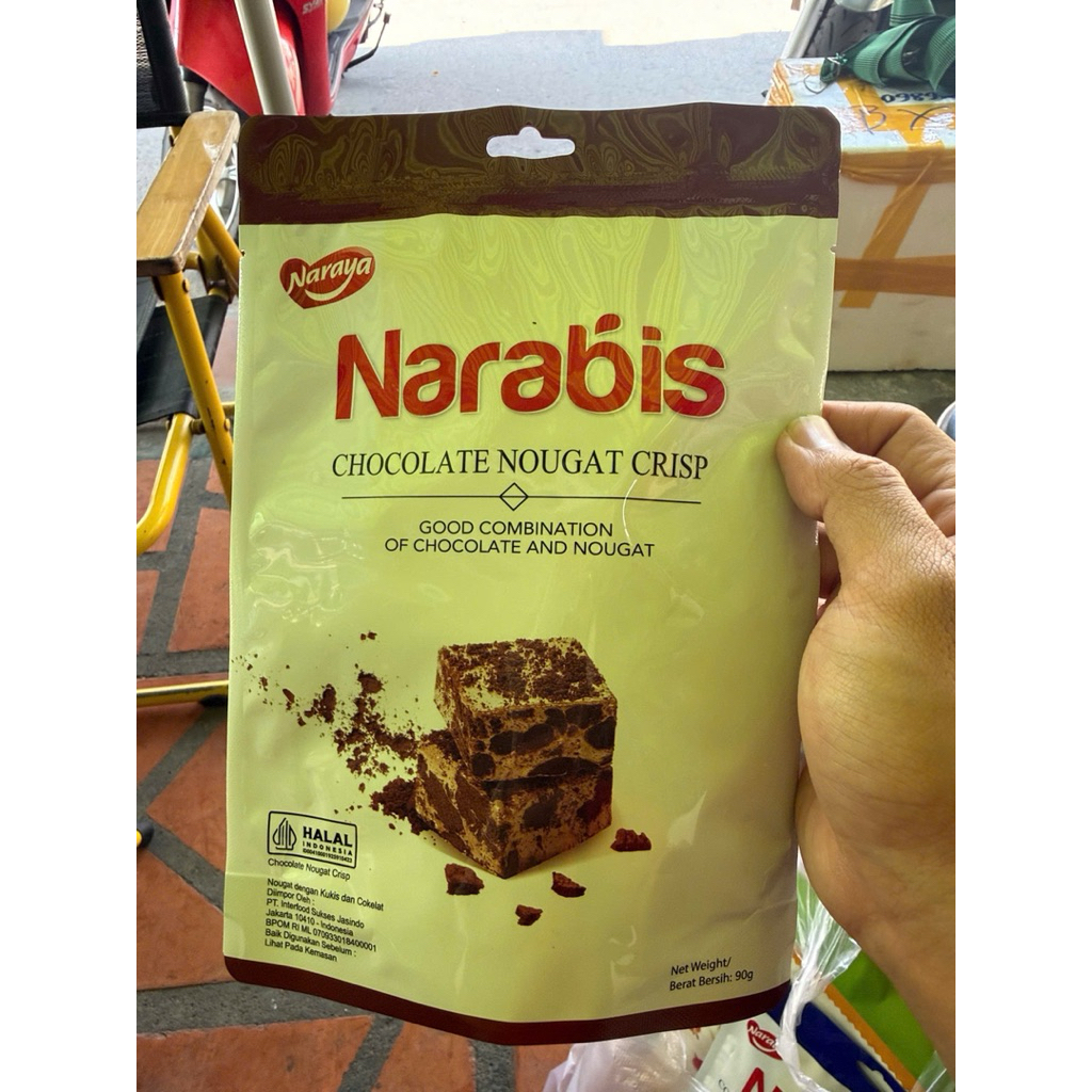 Kẹo Nougat giòn socola Narabis (Chocolate Nougat Crisp)