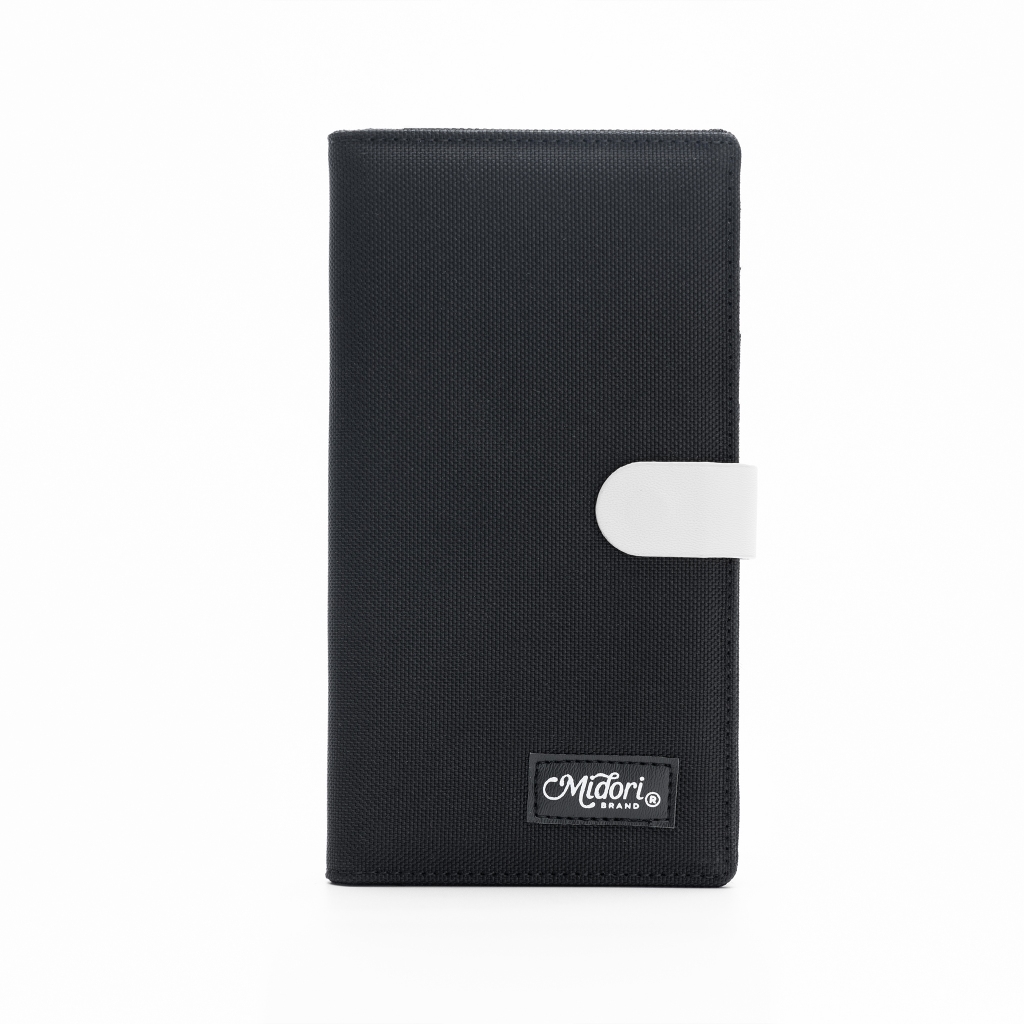 Ví Vải Đứng Nam Nữ KEITH TITANIUM Bóp Đựng Tiền Thẻ Nhiều Ngăn Polyester | MIDORI FOR MAN