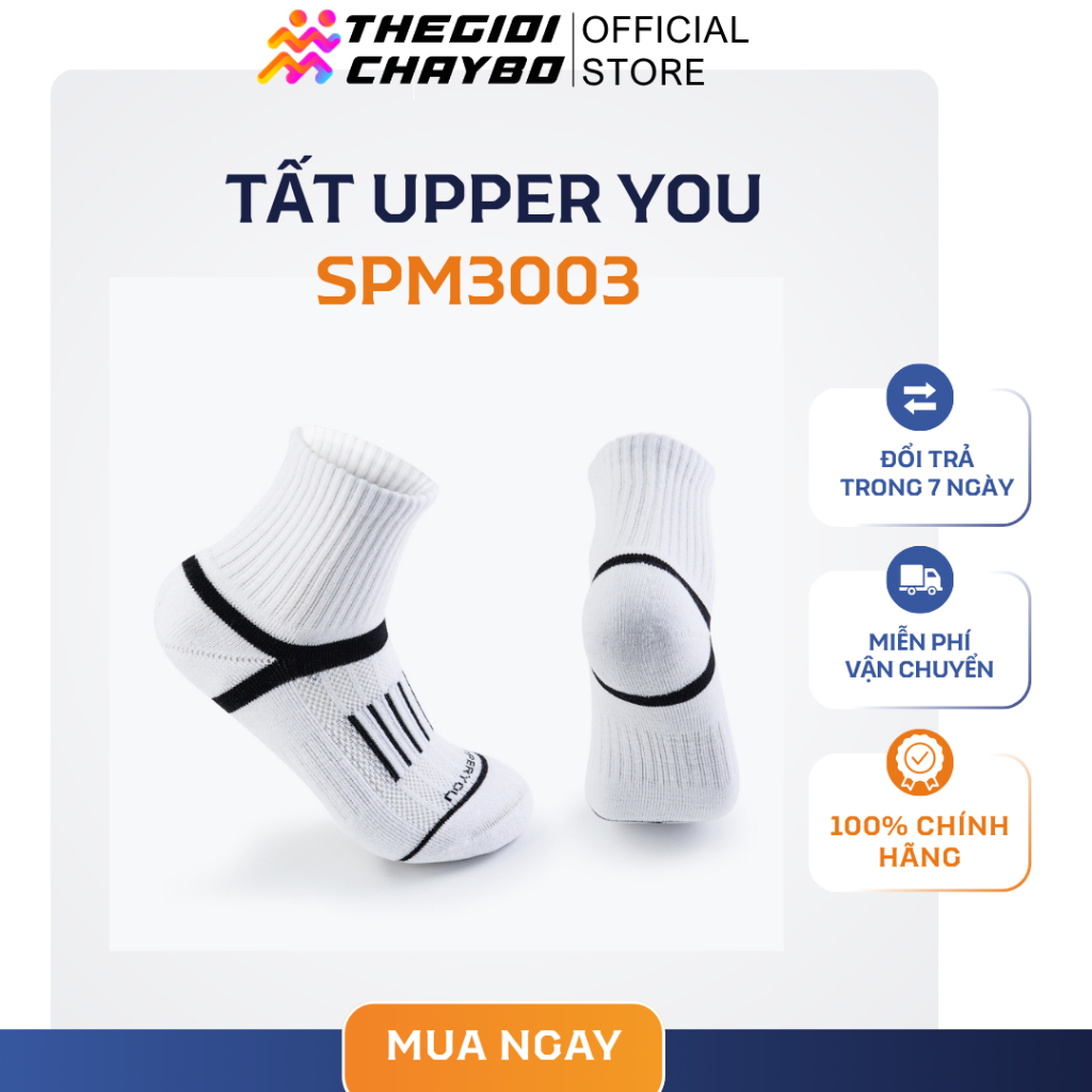 Tất/Vớ Cổ Ngắn SPM3003 Upper You Light Cushion