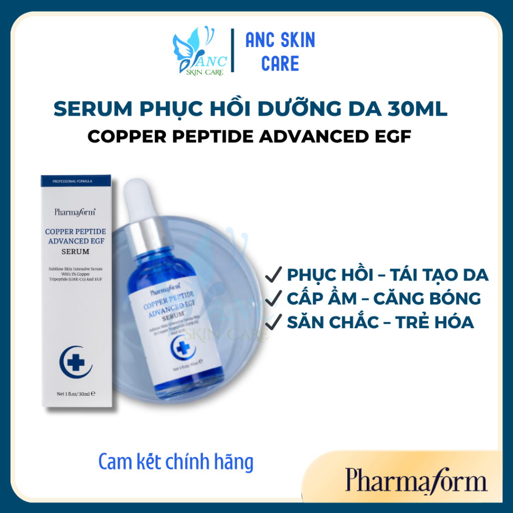 Serum Dưỡng Phục Hồi Da Copper Peptide Advanced EGF 30ml – Peptide Đồng & EGF