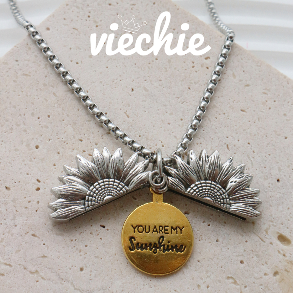 Dây chuyền vòng cổ dài Sunshine Locket unisex VIECHIE N0171