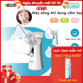 Dr.isla máy xông khí dung có 8 mức điều chỉnh có thể sạc lại phun sương di động phù hợp với mọi lứa tuổi N10