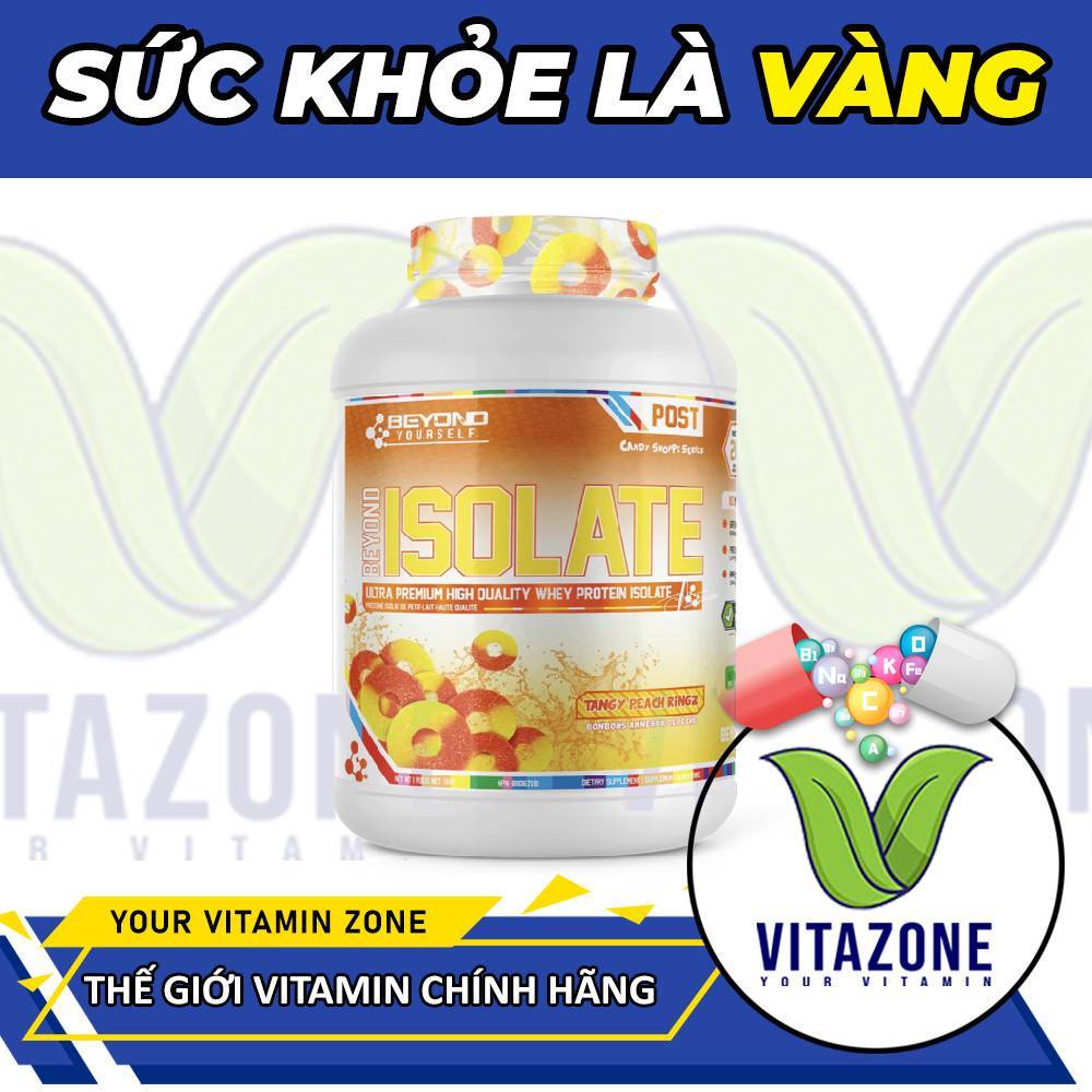 Whey Beyond Isolate – Đạm Isolate Tinh Khiết, Ít Lactose