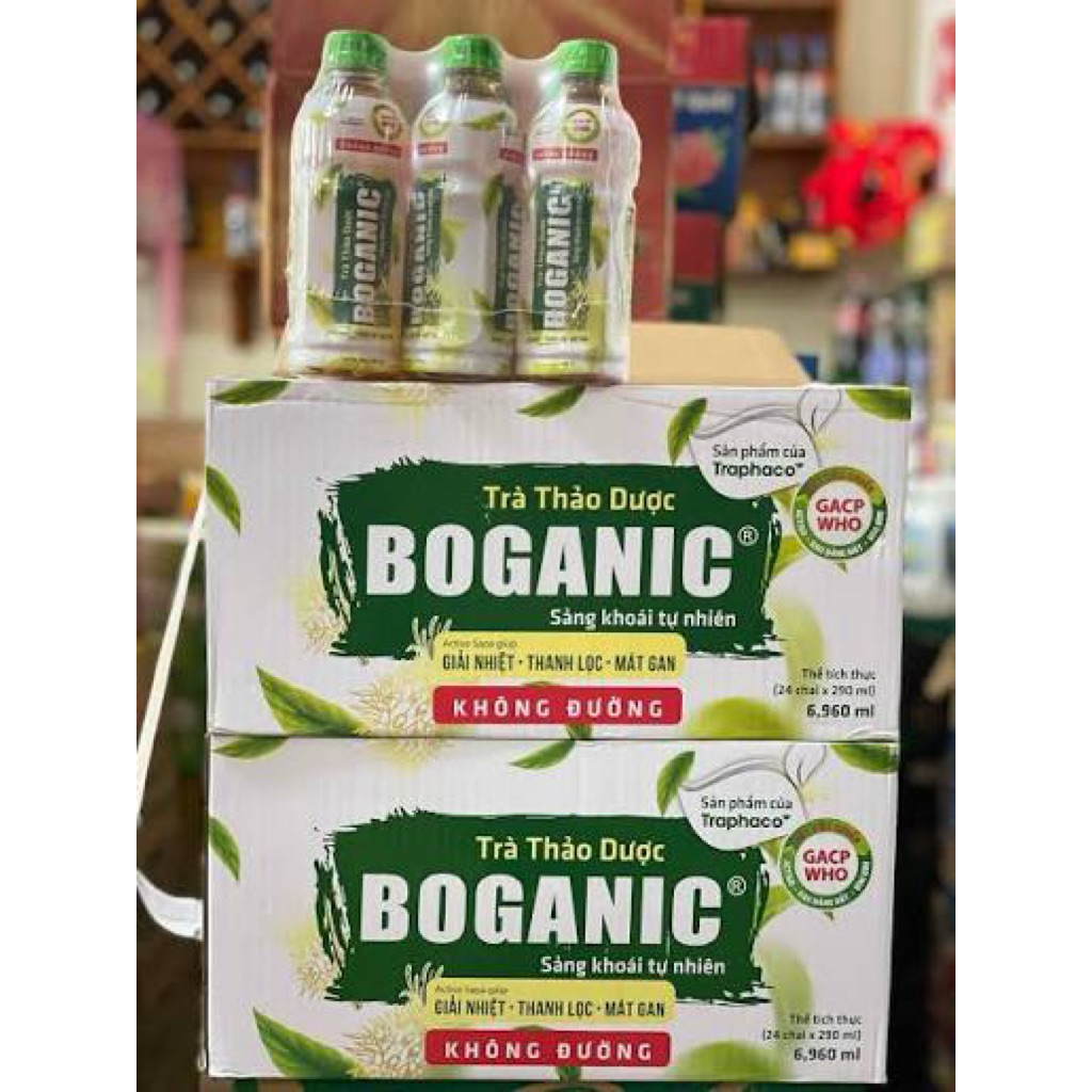 trà thảo dược mát gan Boganic không đường