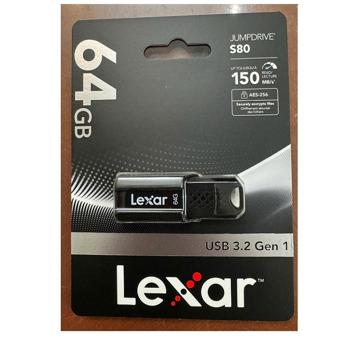 USB Lexar 3.1 Jump Drive S80 64GB 150 MB/s