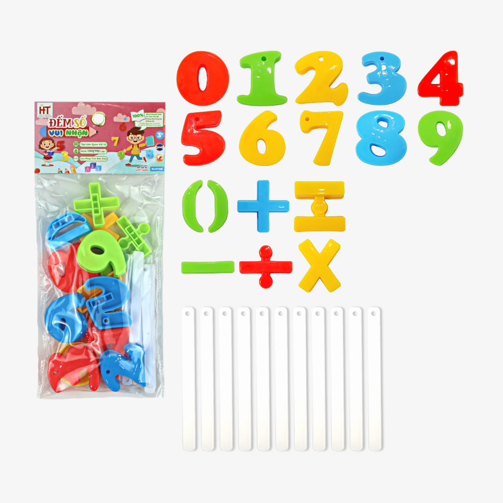 Túi số và que tính mini nhựa nguyên sinh HT7713
