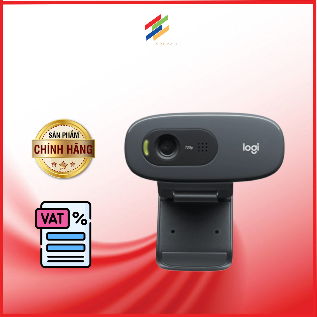 Webcam Logitech HD C270 - Hàng chính hãng bảo hành 2 năm
