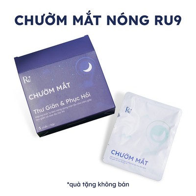 [Quà Tặng] Chườm Mắt Thảo Mộc Ru9 | Làm Ấm Giúp Thư Giãn Mắt | Tránh Mỏi Mắt