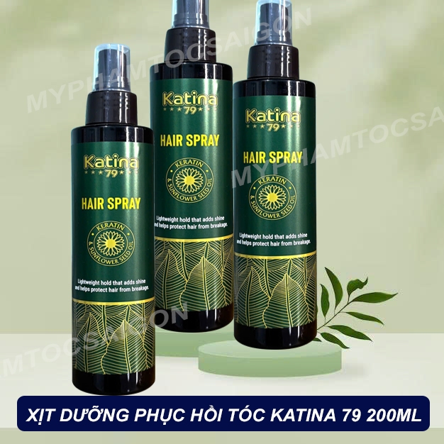 XỊT DƯỠNG TÓC KHÔ XƠ HƯ TỔN KERATIN KATINA 79 200ML
