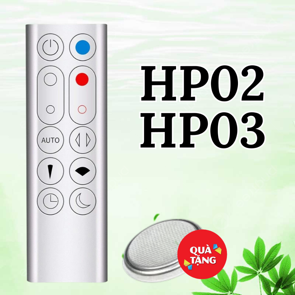 (Sẵn Pin) Điều từ xa cho quạt dysom HP02 / HP03