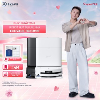 Robot hút bụi lau nhà Ecovacs Deebot T80 Omni/ T80S Omni - Bảo hành 24 tháng chính hãng