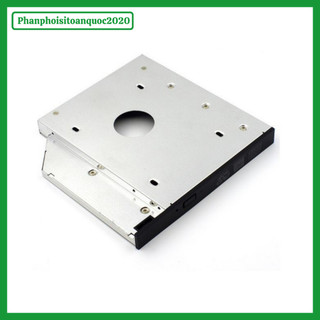 Caddy Bay FB SATA III 9.5mm/12.7mm – Giá Đỡ Gắn Thêm Ổ Cứng SSD HDD Cho Laptop Thay Ổ DVD nhôm nguyên khối