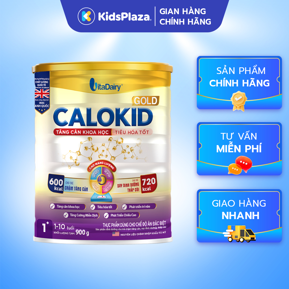 Sữa bột Calokid Gold 1+ 900g