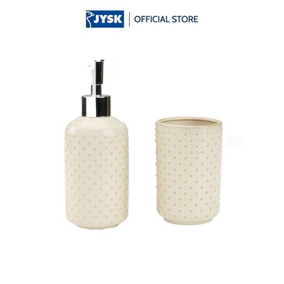 Bộ phụ kiện phòng tắm | JYSK BOTSMARK | gốm | be | nhiều kích thước