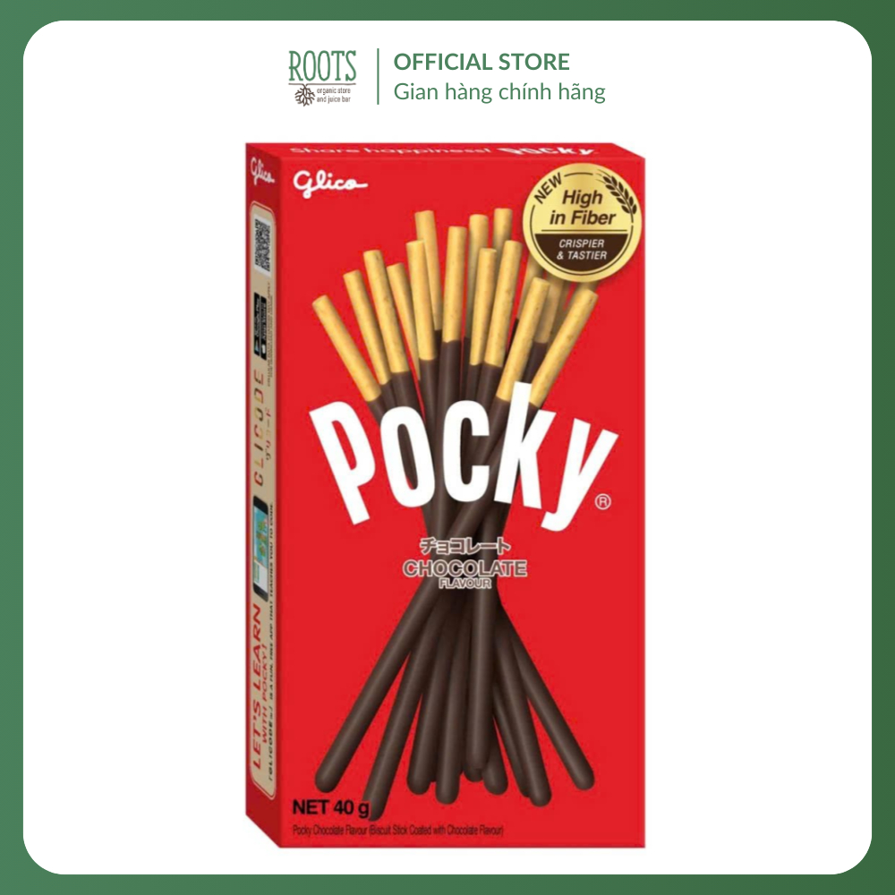 (Ship hỏa tốc) GLICO - Bánh Que Phủ Socola, Pocky, Chocolate (40g)
