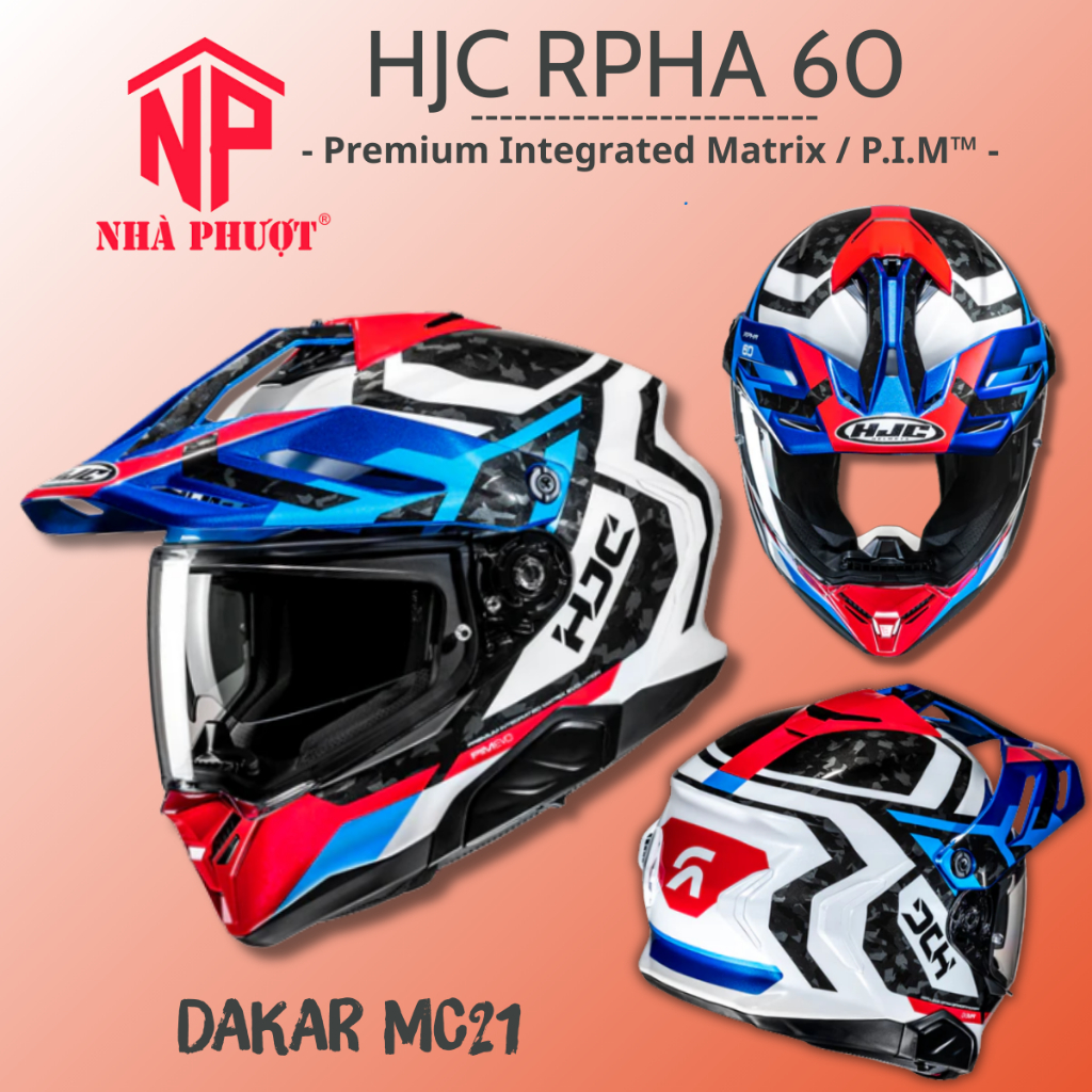 Mũ bảo hiểm fullface HJC RPHA 60 DAKAR