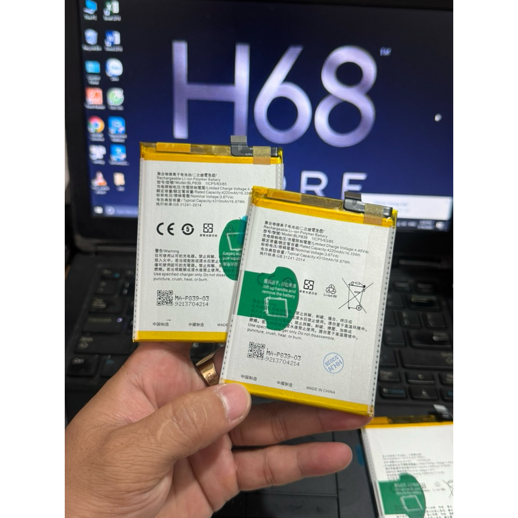 PIN OPPO BLP839 / RENO 6Z / RENO 6Z 5G ZIN DUNG LƯỢNG CHUẨN