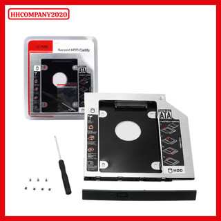 Caddy Bay FB SATA III 9.5mm/12.7mm – Giá Đỡ Gắn Thêm Ổ Cứng SSD HDD Cho Laptop Thay Ổ DVD