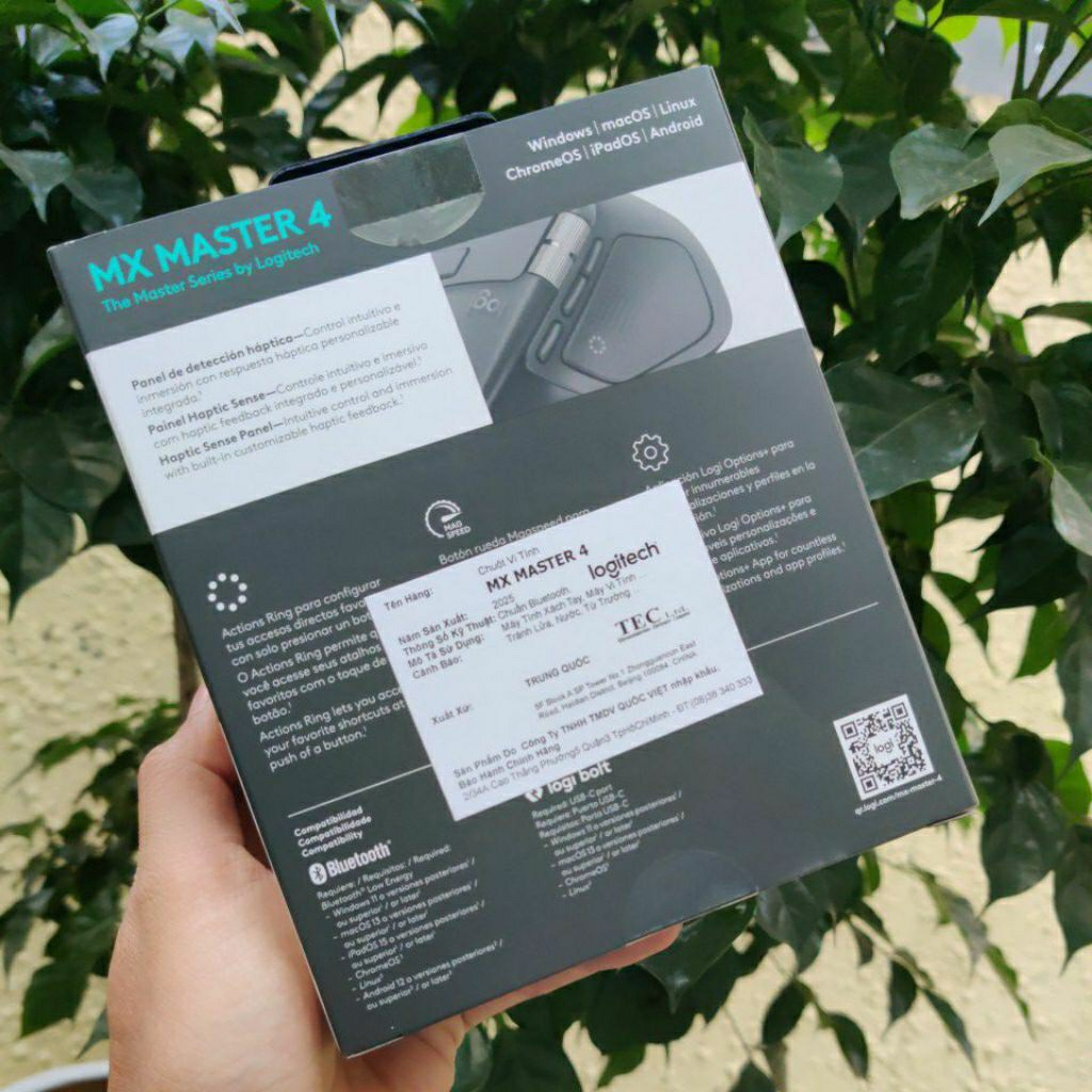 Chuột không dây Bluetooth/USB-C Logitech MX Master 4 - Hàng chính hãng bảo hành 1 năm | BigBuy360 - bigbuy360.vn