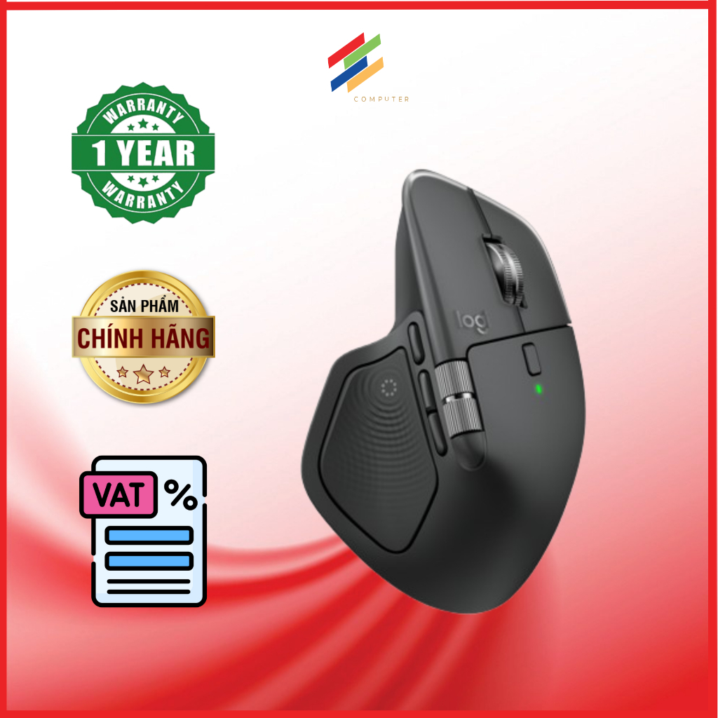 Chuột Logitech MX Master 4 Wireless Bluetooth - Hàng chính hãng bảo hành 1 năm