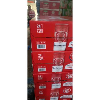 Thùng 24 lon bia Budweiser 250ml