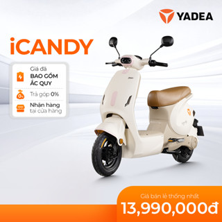 [ĐẶT TRƯỚC] Xe Máy Điện Yadea ICandy Thiết Kế Trendy 70KM Một Lần Sạc