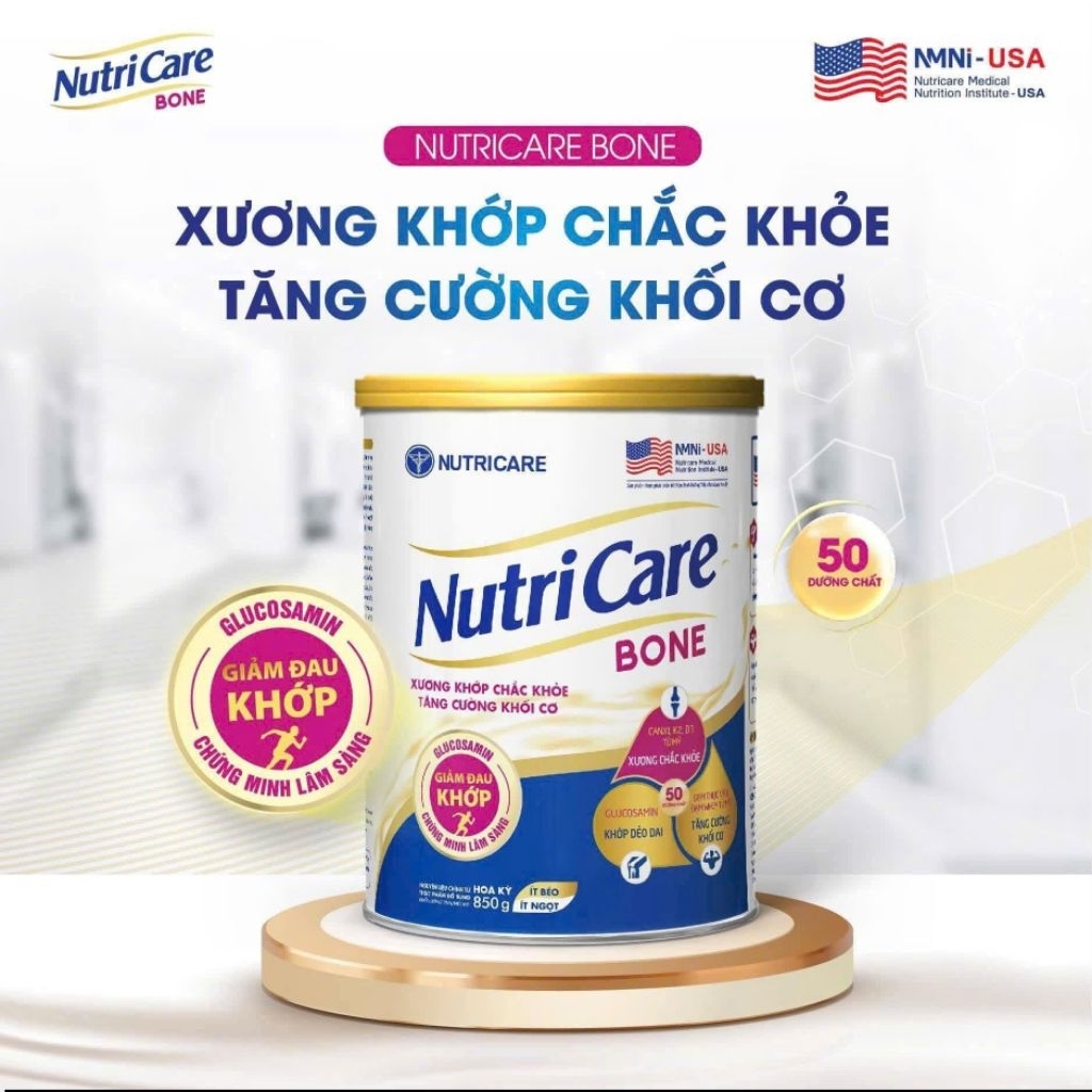 Sữa bột Nutricare Bone lon 850gr