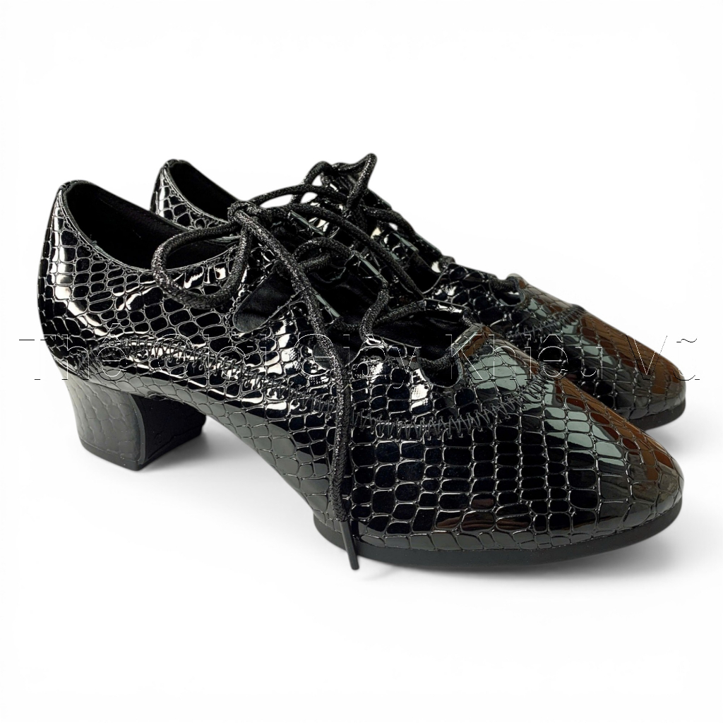 Giày DZW, Đế Rời Cao Su, Gót 3p (DZW-R-3P) - Màu Đen