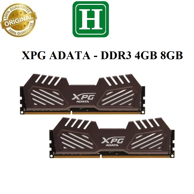 RAM PC 4GB 8GB DDR3 BUS XMP 1600, 1866, 2133, 2400 XPG ADATA hàng zin tháo máy BH 6 tháng
