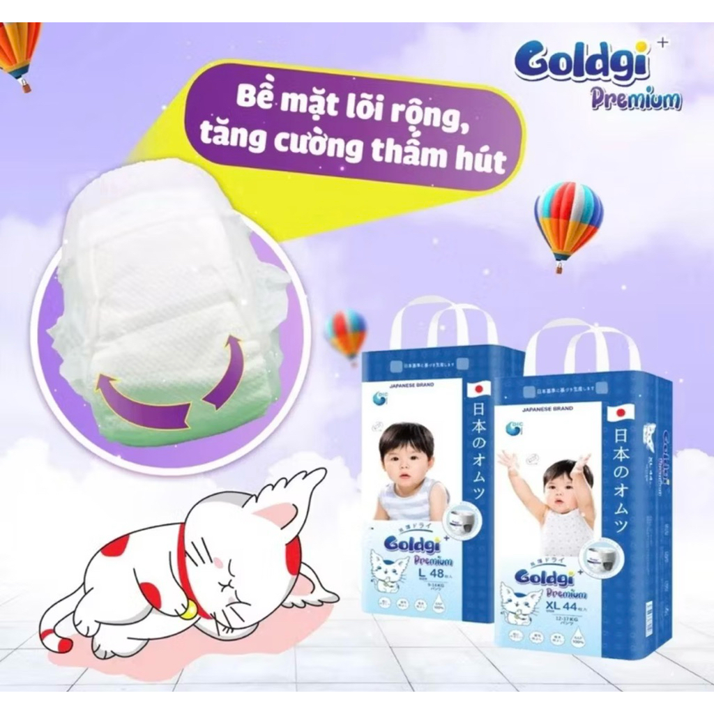 BỈM QUẦN GOLDGI Premium cao cấp SIZE XXL32