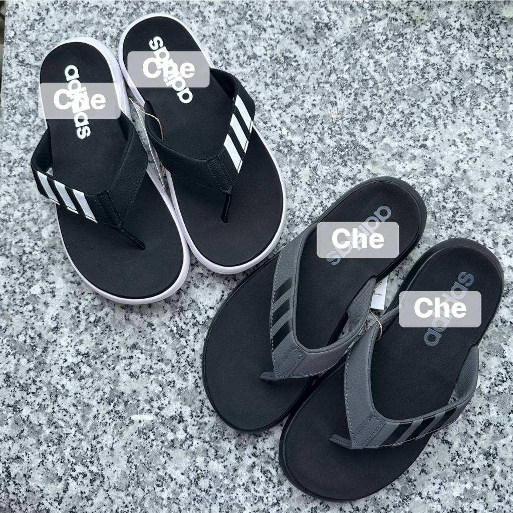 [Chính Hãng] Dép Xỏ Ngón Das Màu Đen Thể Thao Có Sẵn JK2161/EG2069/FY8654