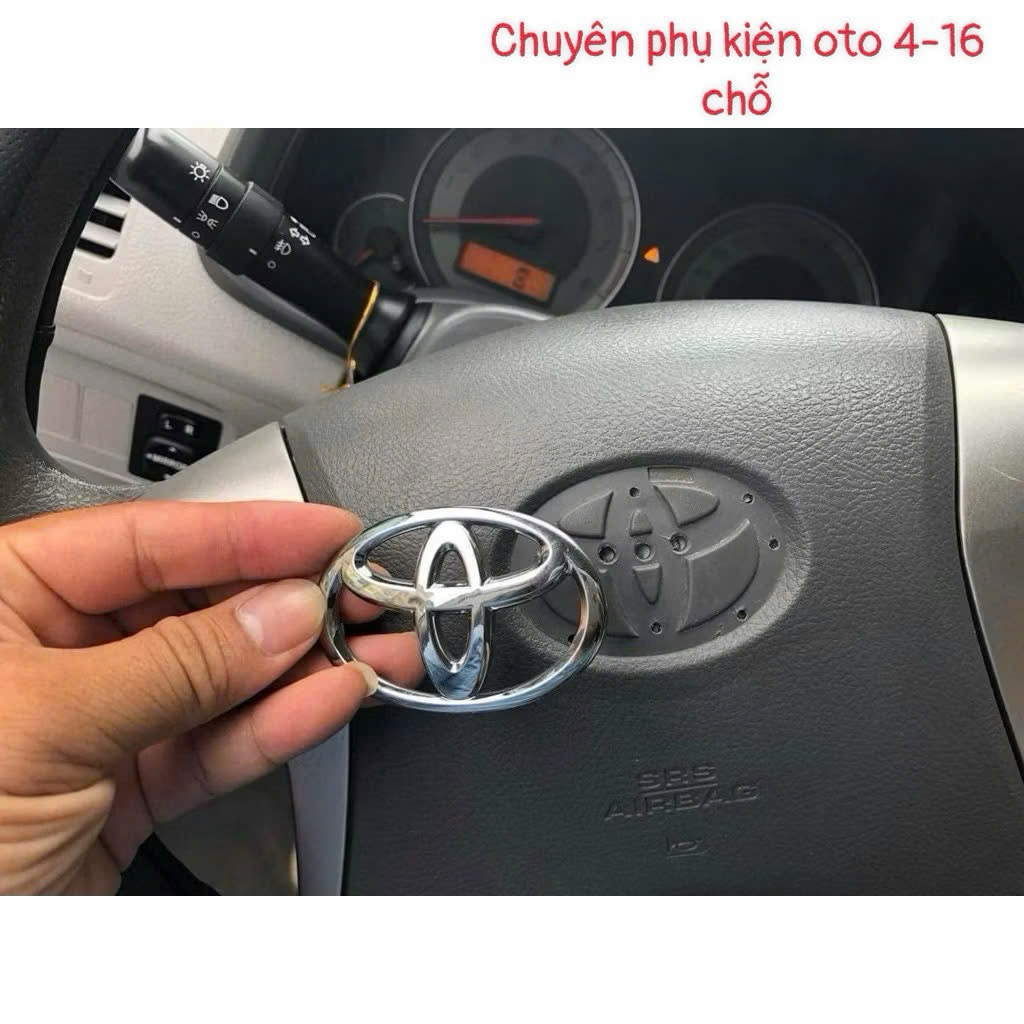 🔥 TOYOTA - Ốp logo vô lăng cho các dòng xe Toyota innova , Fortuner , vios , altis , camry  . Bảothi