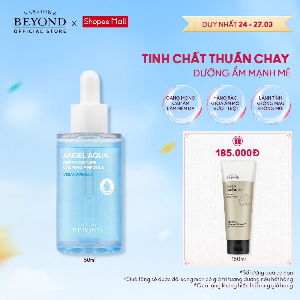 [Beyond Official] Tinh chất làm dịu thuần chay cô đặc Beyond Angel Deep Moisture Calming Ampoule 50m