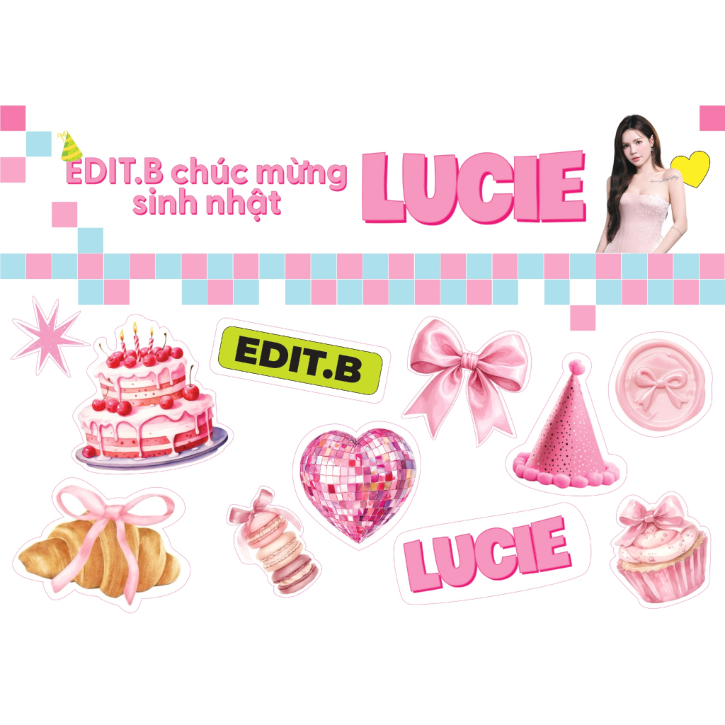 [Quà tặng] EDIT.B LUCIE STICKER